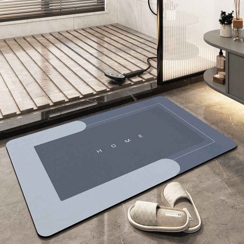 Absorbent Non-Slip Bath Mat & Kitchen Runner