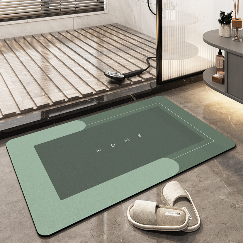 Absorbent Non-Slip Bath Mat & Kitchen Runner