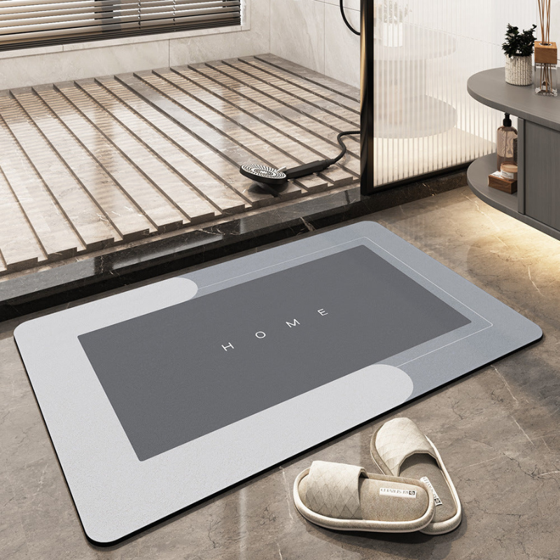 Absorbent Non-Slip Bath Mat & Kitchen Runner