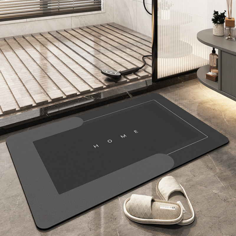 Absorbent Non-Slip Bath Mat & Kitchen Runner