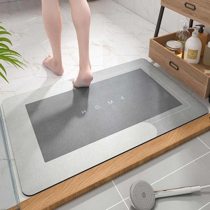 Absorbent Non-Slip Bath Mat & Kitchen Runner