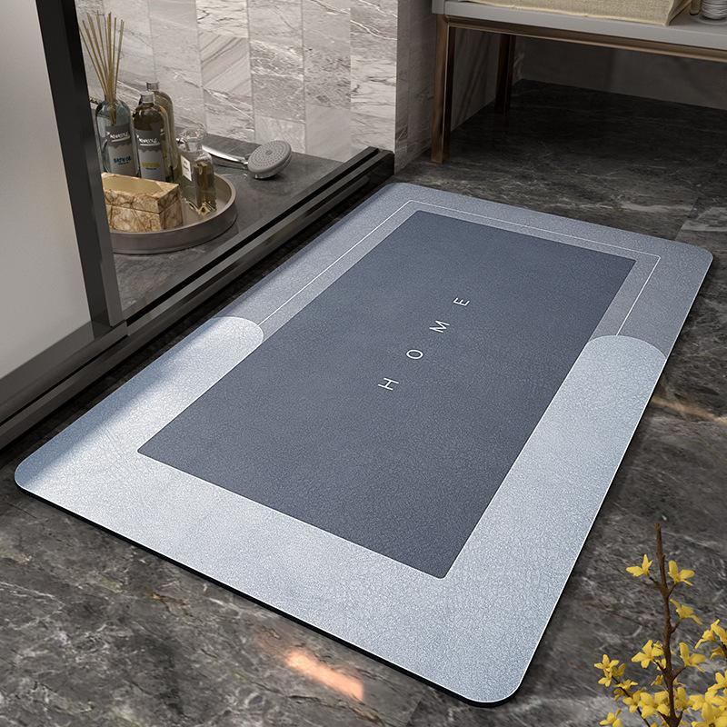 Absorbent Non-Slip Bath Mat & Kitchen Runner