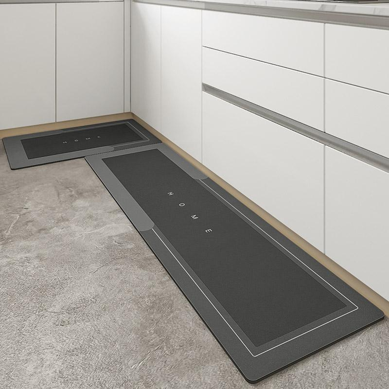 Absorbent Non-Slip Bath Mat & Kitchen Runner