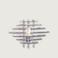Lunaris Chrome Desk Lamp — Modern Metal and Acrylic Design