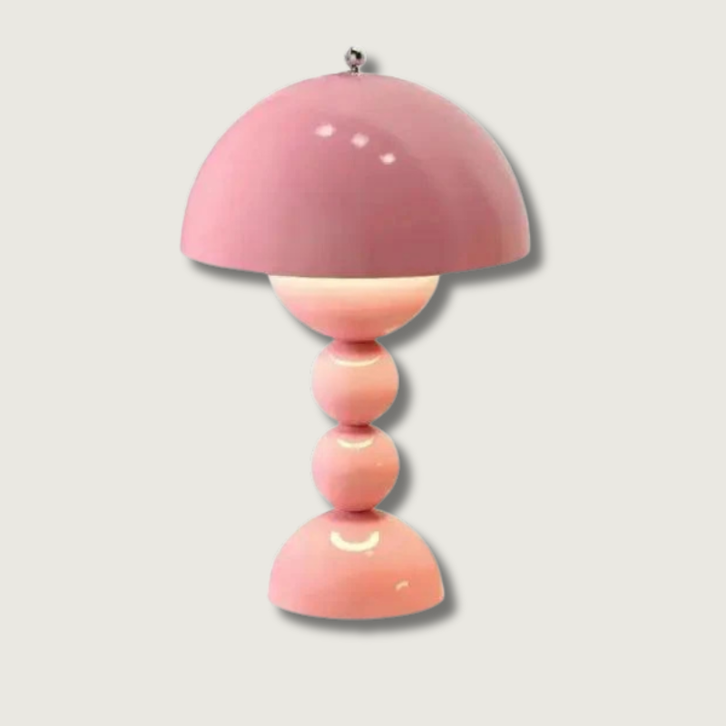 FloraGlow LED Table Lamp — Nordic Floral Design, Built In Planter