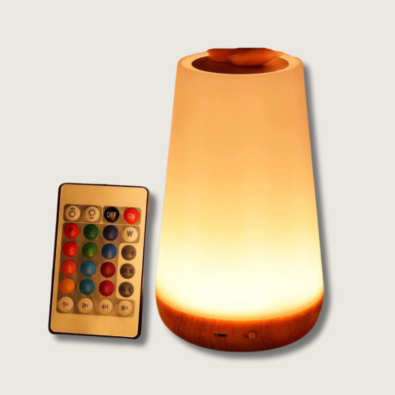 LumaWave Color Spectrum Night Lamp — USB Rechargeable, Cord-Free