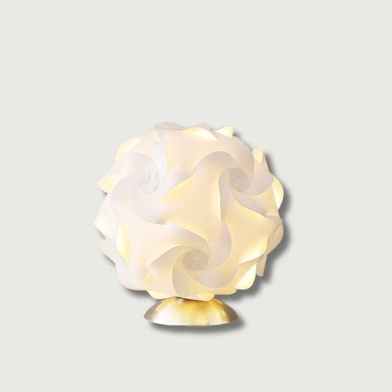 LioraBloom Table Lamp — Floral Accent, Warm Light