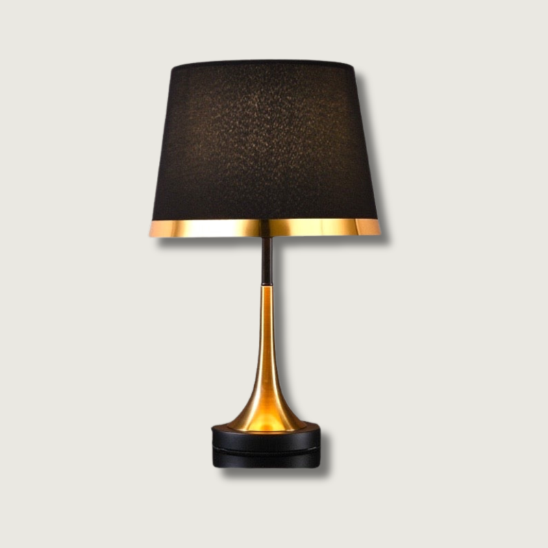 Aurevra Retro Table Desk Lamp in Gold and Black — Elegant Style