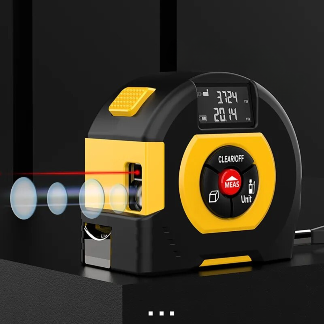 Mètre ruban laser infrarouge 3-en-1 — Numérique, portée de 40m