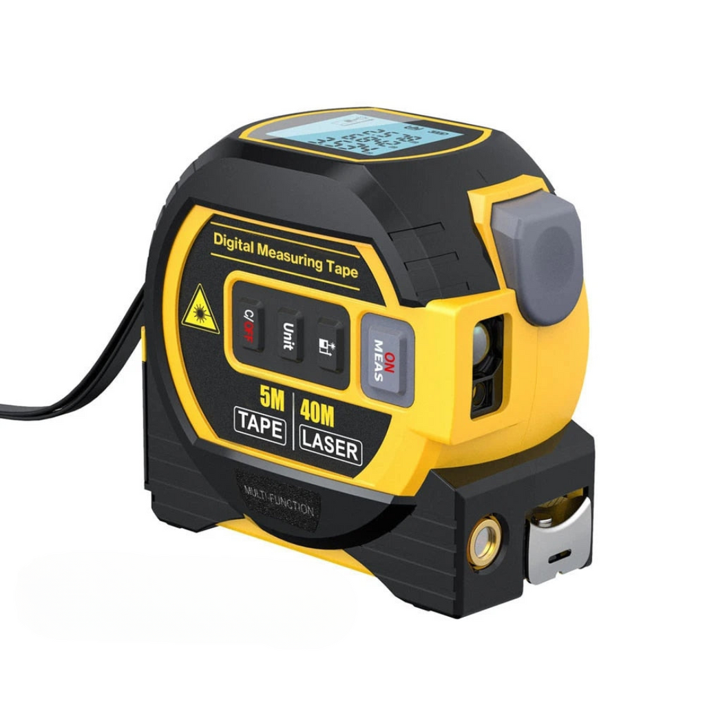Metro a nastro laser a infrarossi 3-in-1 — Digitale, portata di 40m