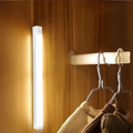 מנורת לילה אלחוטית LED באורך 50cm — חיישן תנועה, עמעום