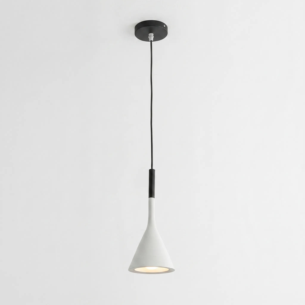 Minimalist Conical Pendant Light -  Illuminating Dining Spaces - Wildoxy