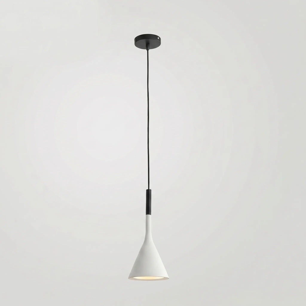 Minimalist Conical Pendant Light -  Illuminating Dining Spaces - Wildoxy