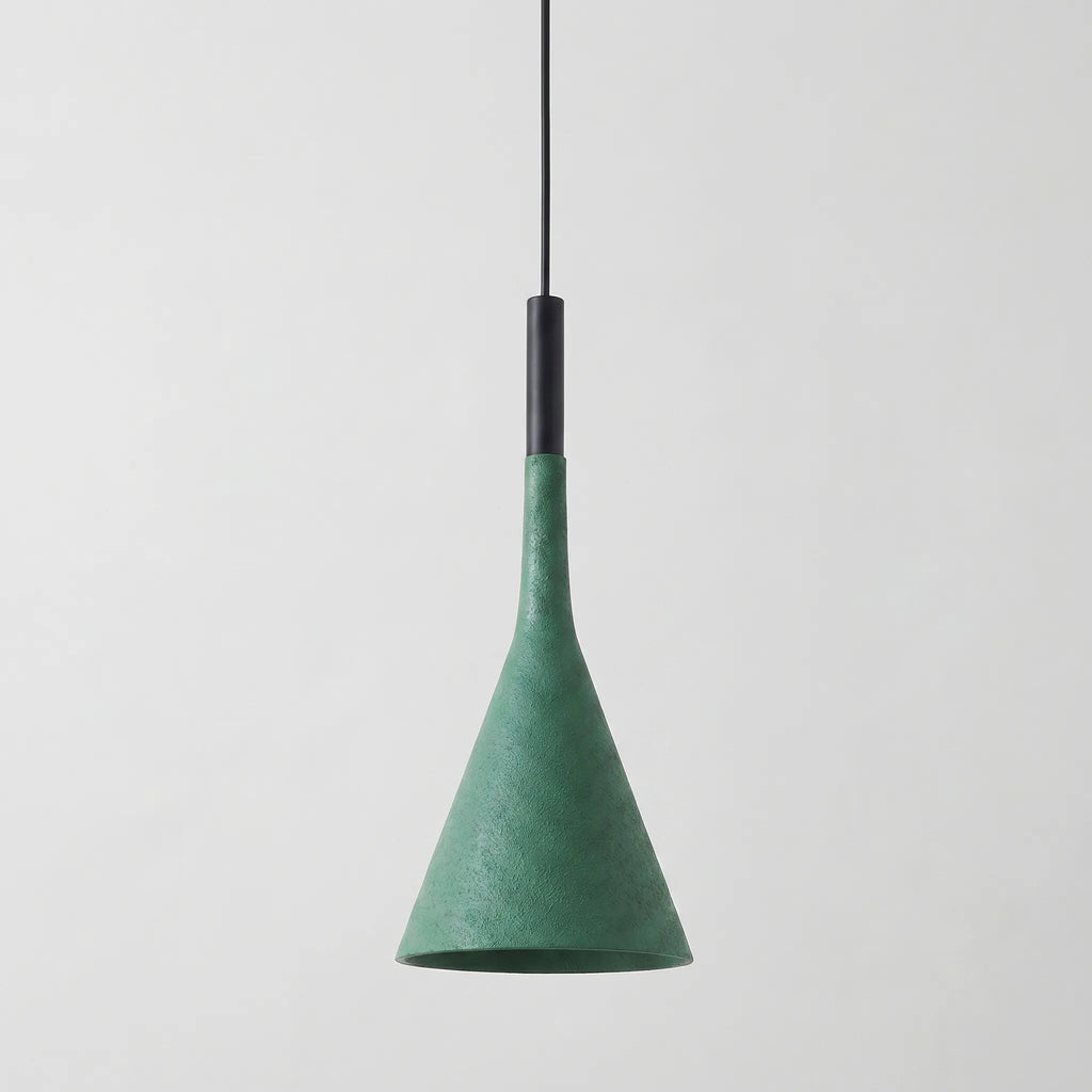 Minimalist Conical Pendant Light -  Illuminating Dining Spaces - Wildoxy