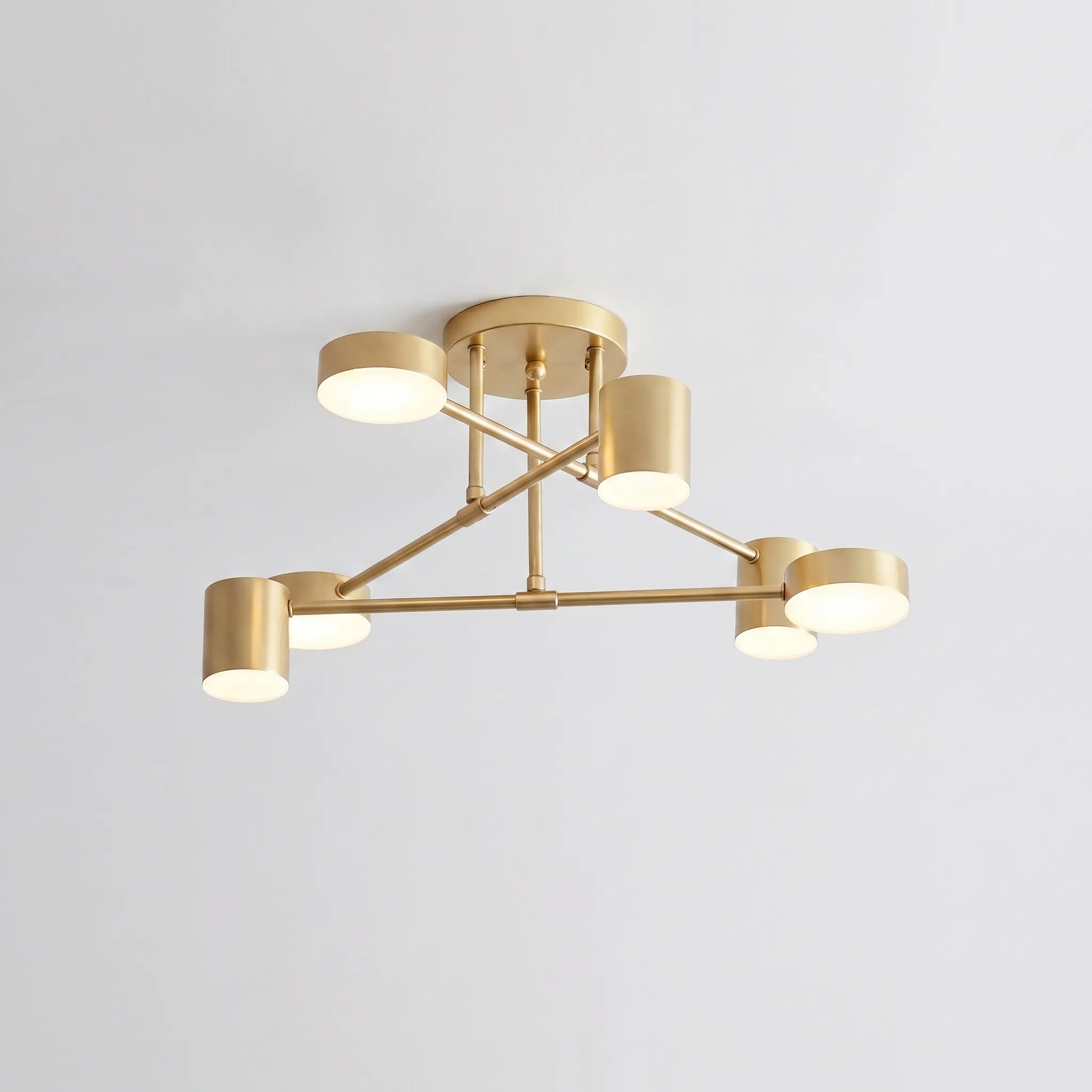Modern Geometric Ceiling Fixture -  Lighting Living Areas - Wildoxy