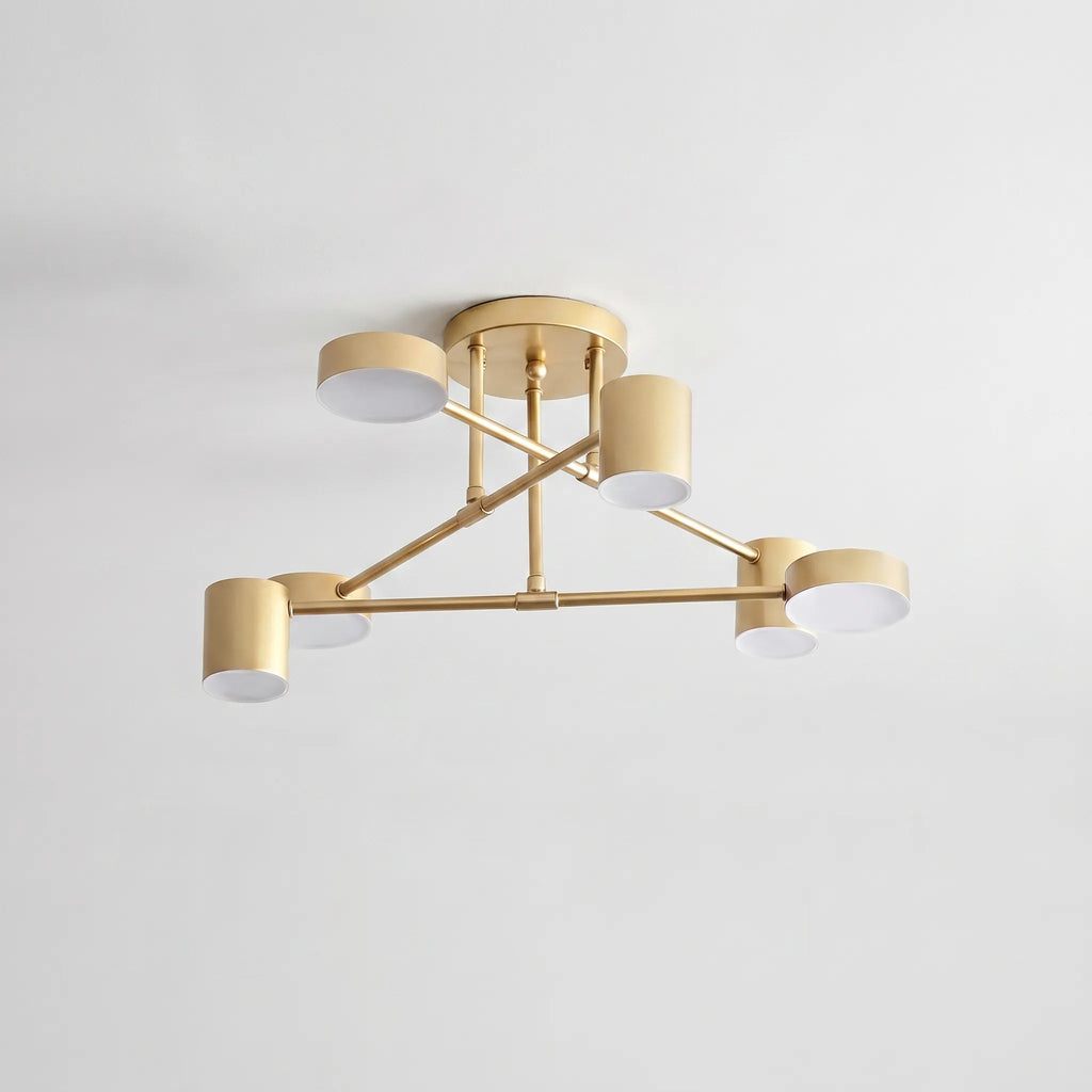 Modern Geometric Ceiling Fixture -  Lighting Living Areas - Wildoxy