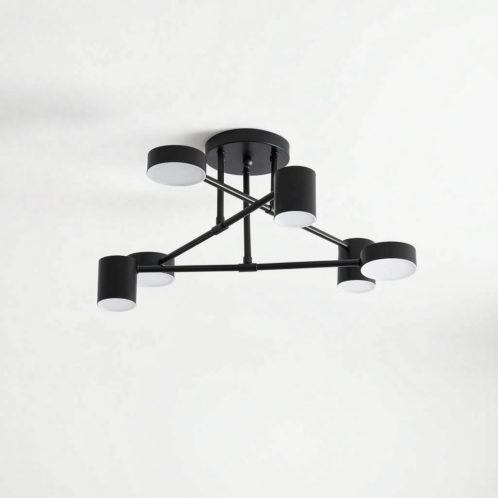 Modern Geometric Ceiling Fixture -  Lighting Living Areas - Wildoxy