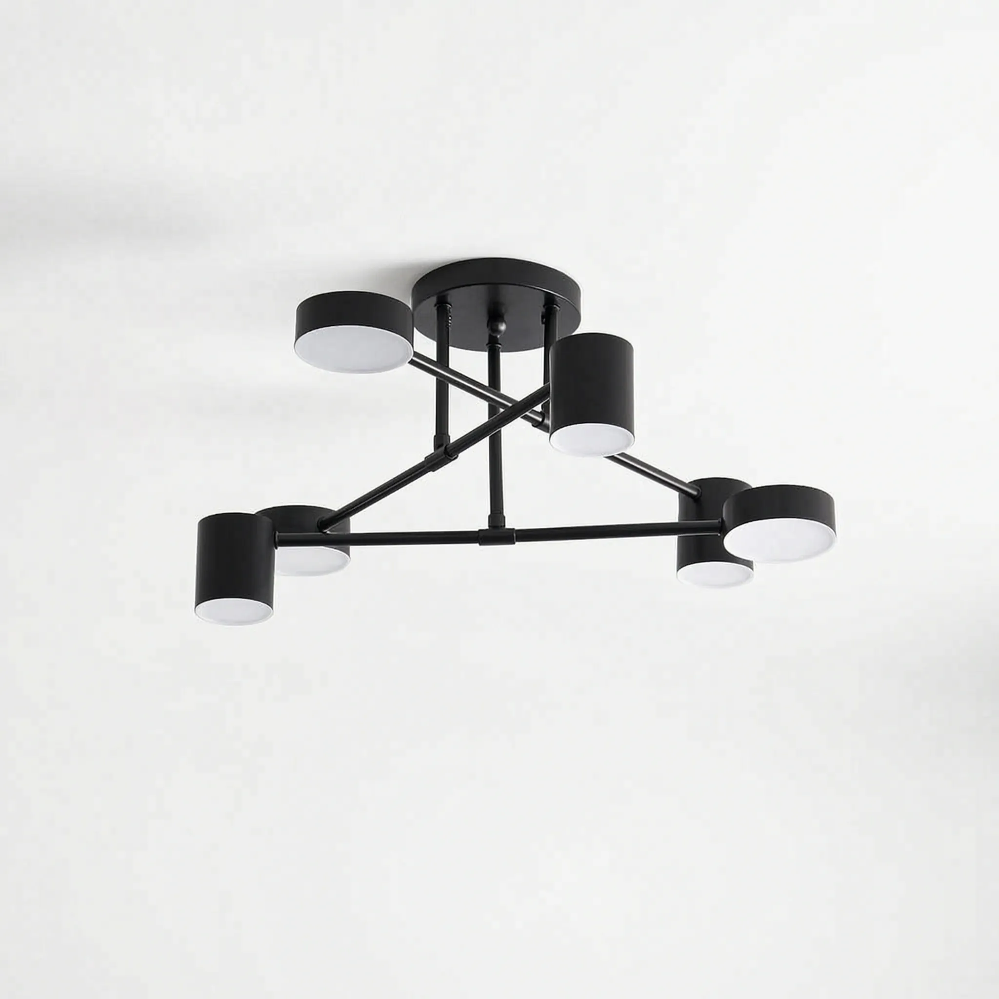 Modern Geometric Ceiling Fixture -  Lighting Living Areas - Wildoxy