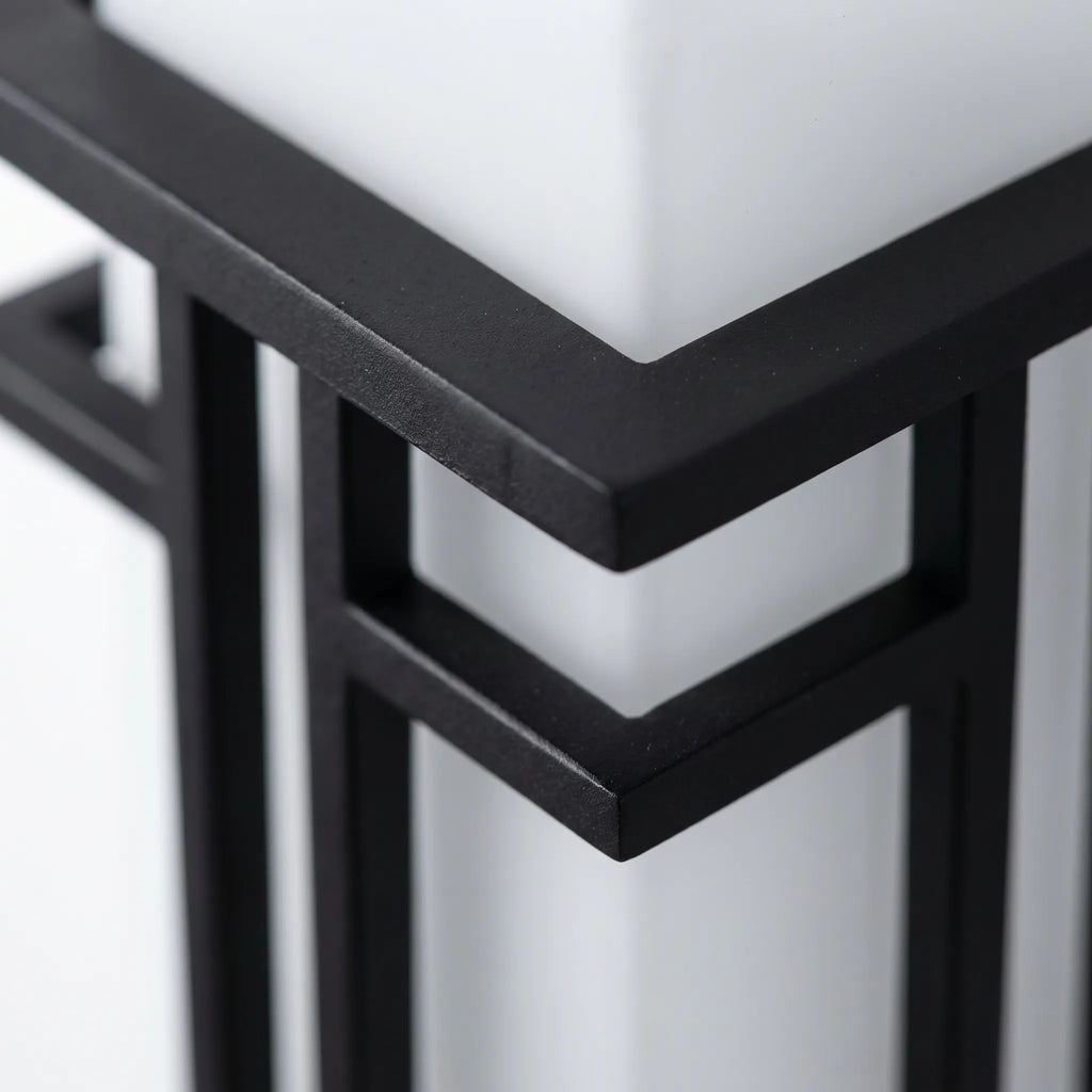 Modern Lantern Wall Light -  Illuminating Outdoor Corridors - Wildoxy