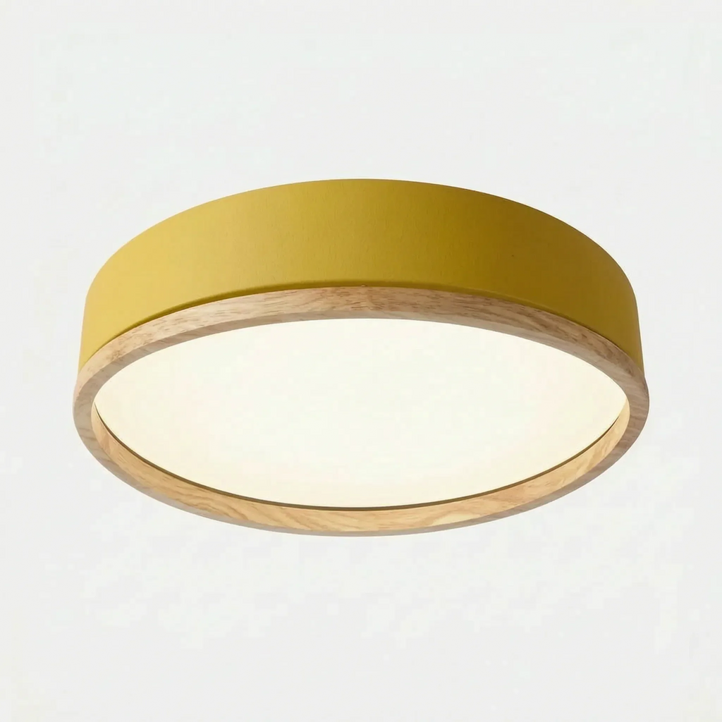 Round Flush Ceiling Light -  Illuminating Low Ceilings - Wildoxy
