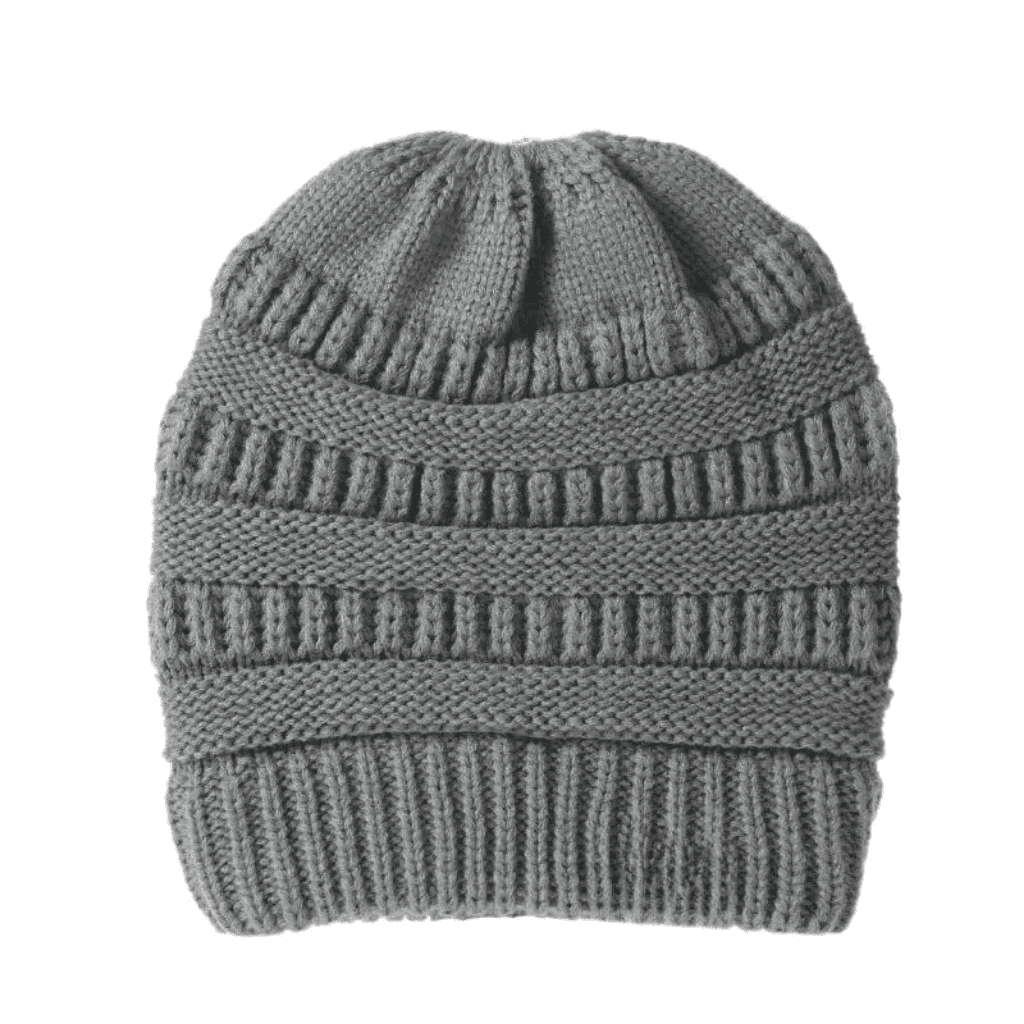 CozyWeave Women's Crocheted Wool Winter Hat — Textured Knit Detail