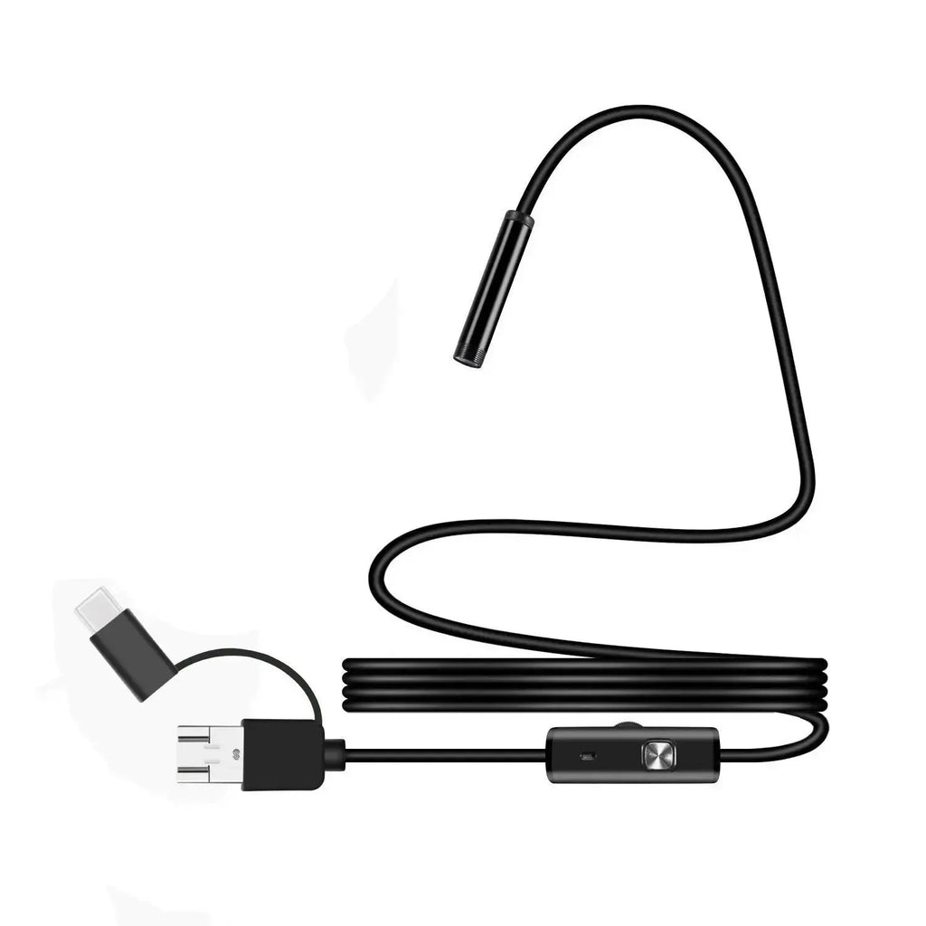 Flexibele waterdichte inspectiecamera van 5,5 mm — LED, kabel van 5 m