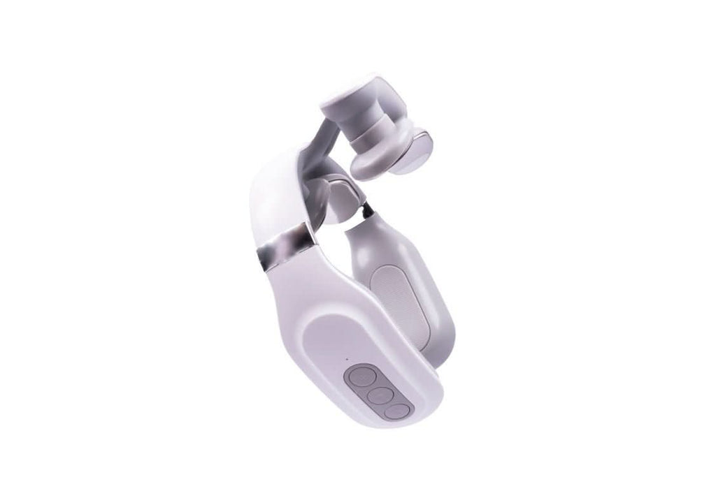 Portable 4-in-1 Neck Massager Combining Focused Heat And Vibration