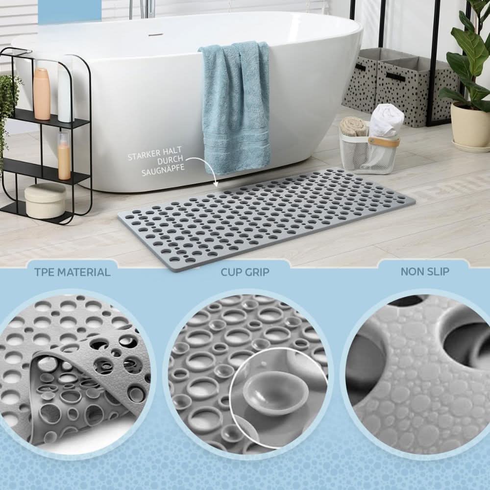 Mold Resistant Non Slip Shower Mat — Hygienic, Stable Comfort Base