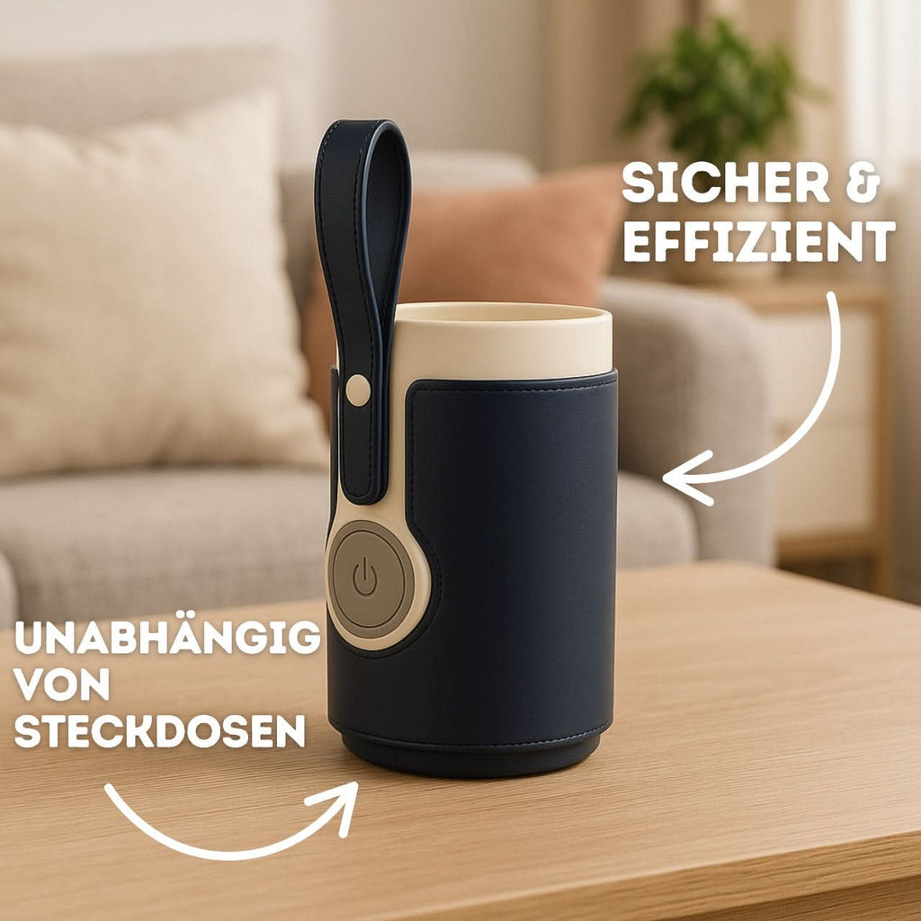 NurtureWave Pro Portable Bottle Warmer — Compact Rechargeable Unit