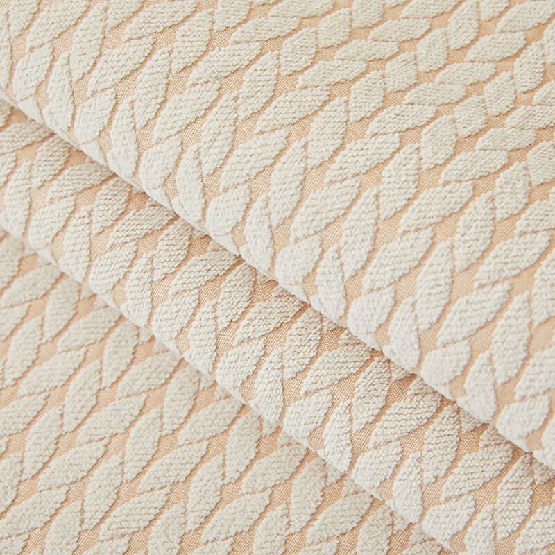 Funda de chenilla para sofá — patrón de trigo, resistente a los arañazos