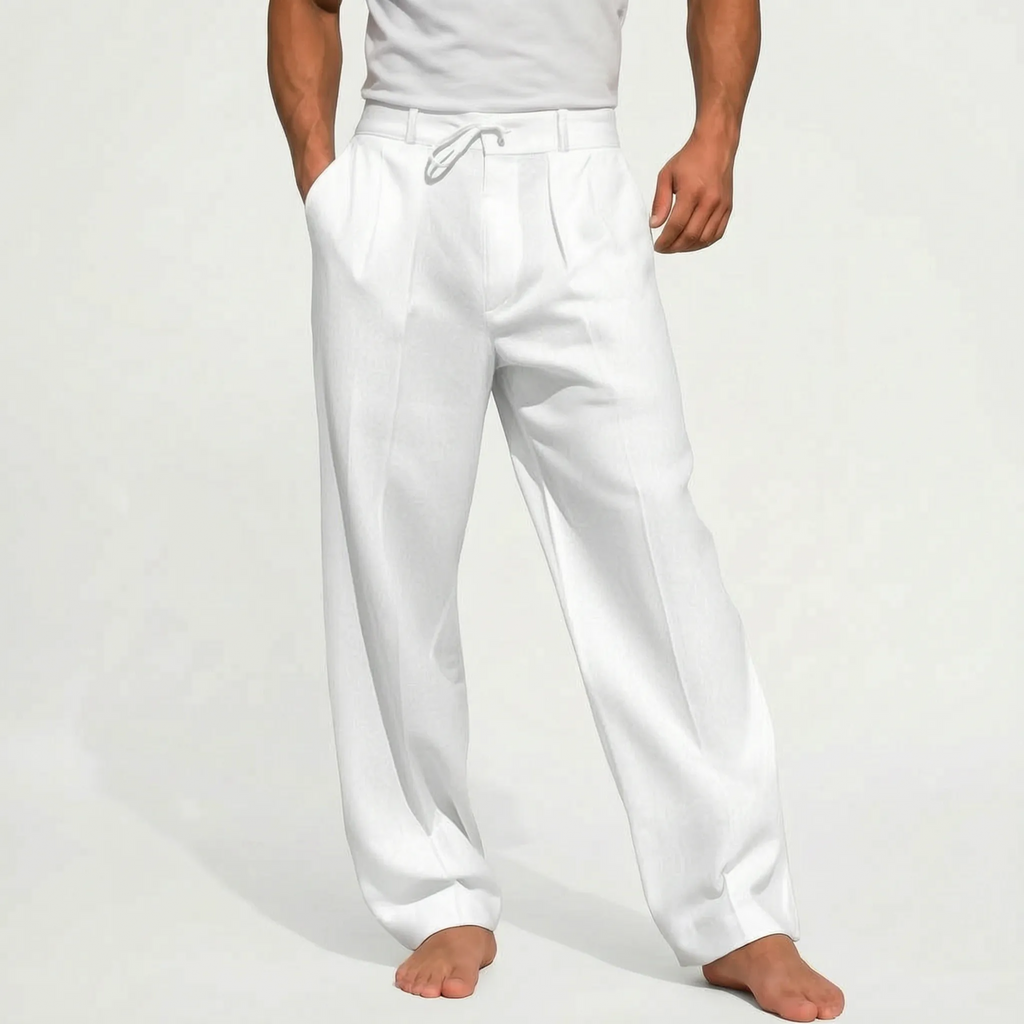 Men's Lightweight Summer Trousers -  Warm Weather Outings - Wildoxy