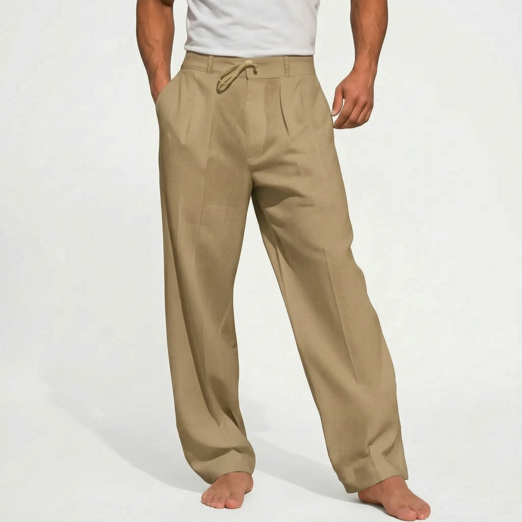 Men's Lightweight Summer Trousers -  Warm Weather Outings - Wildoxy