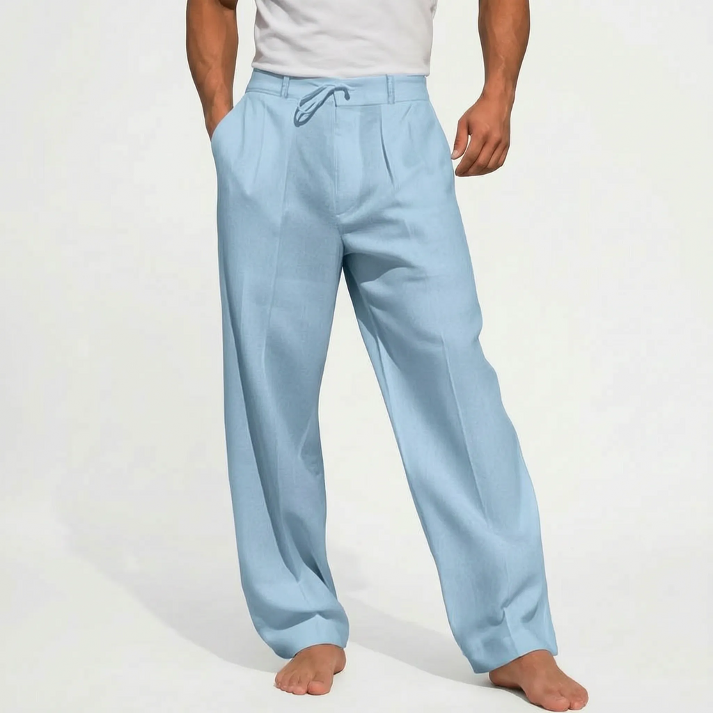 Men's Lightweight Summer Trousers -  Warm Weather Outings - Wildoxy