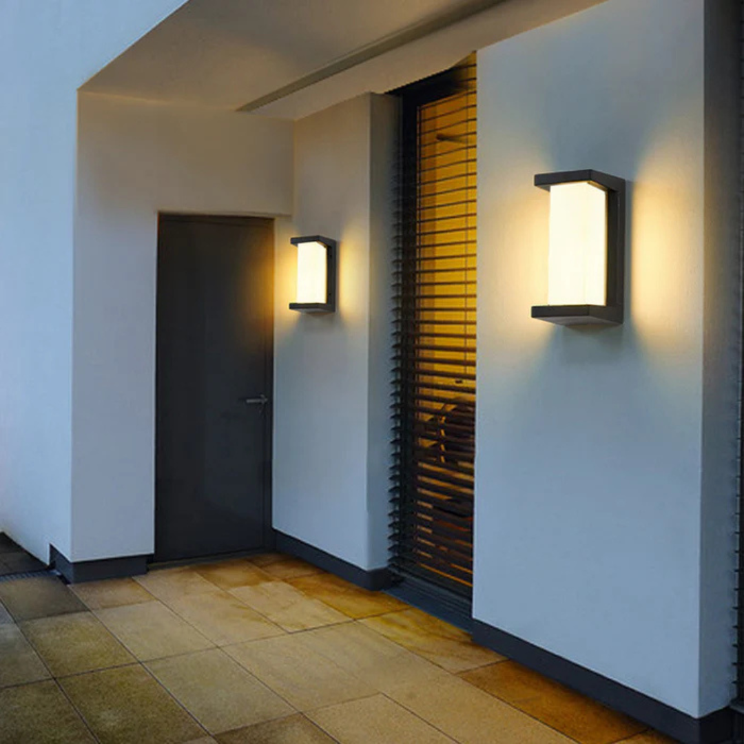 Outdoor Motion Sensor LED Wall Light E27 18W - Wildoxy