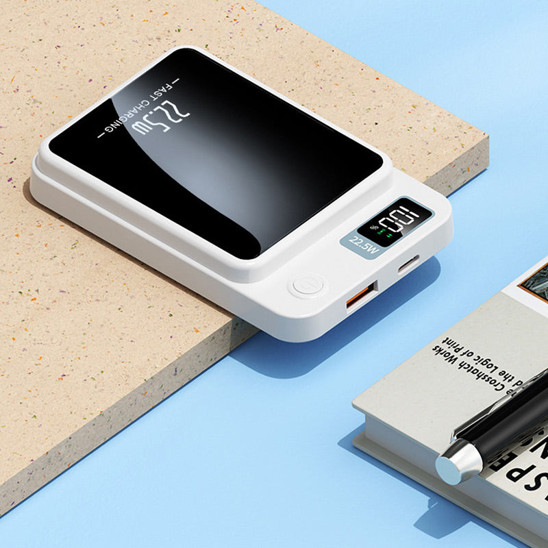 Φορητό power bank 20000mAh — Γρήγορος ασύρματος φορτιστής