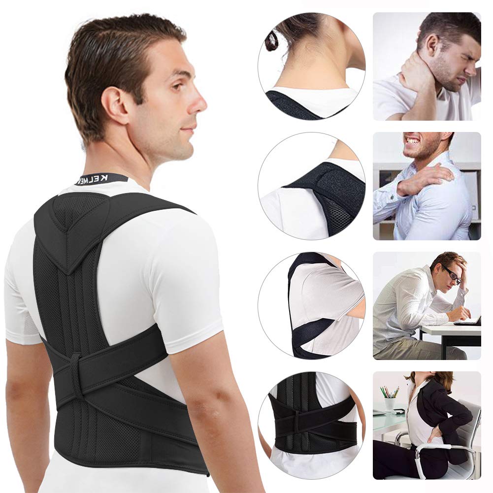 Ergonomiskt justerbart ventilerande hållningsstöd — unisex