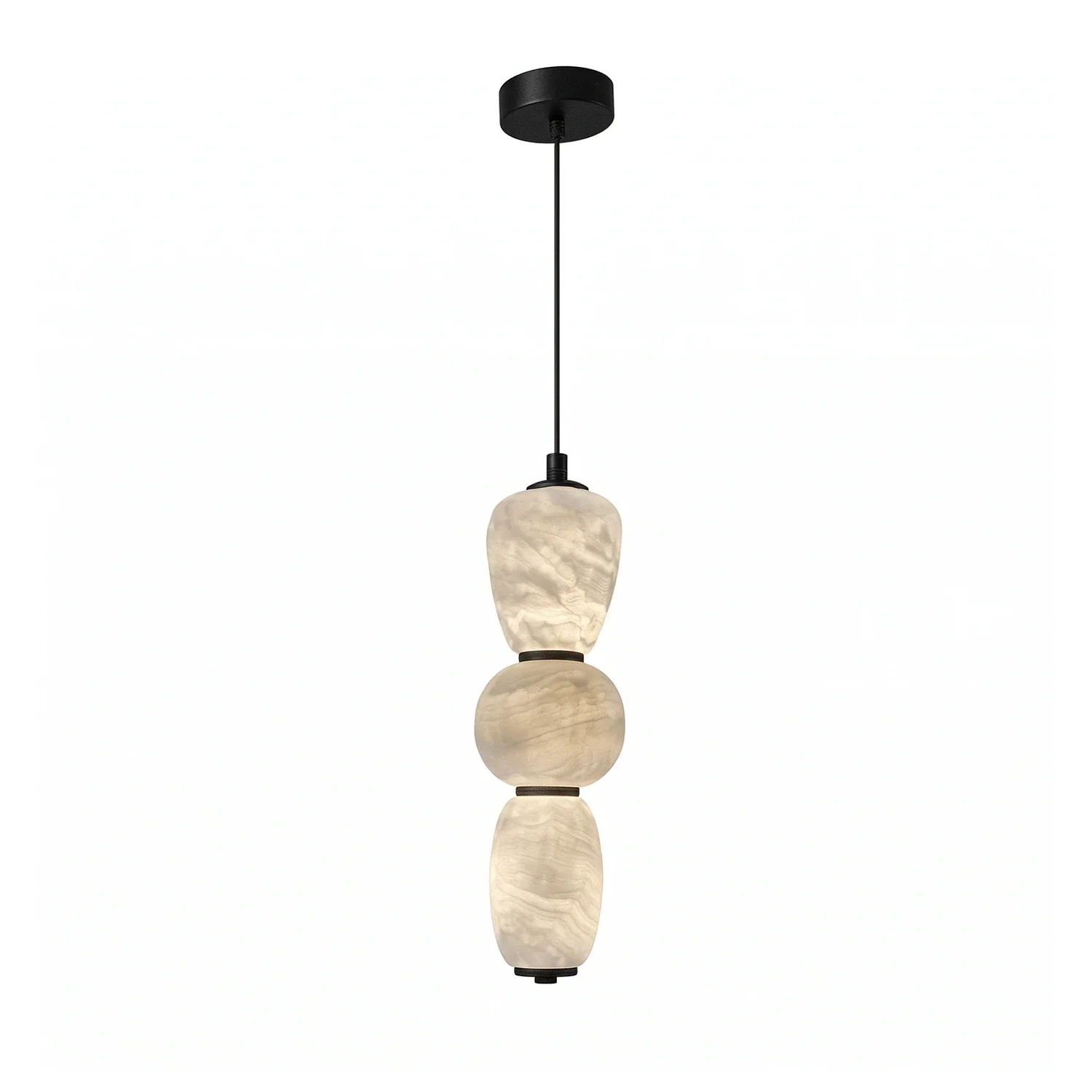 Alabaster Pendulous Pearl Pendant Light | wildoxy