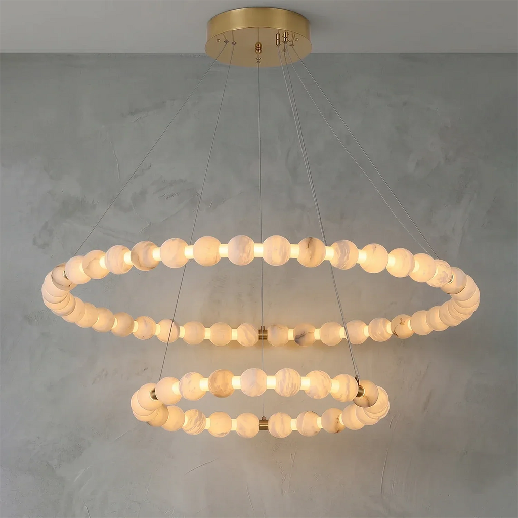 Aura Alabaster Orb Chandelier | wildoxy