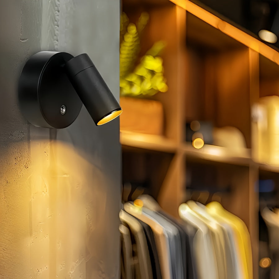 مصباح LED موضعي للإضاءة التزيينية قابل لإعادة الشحن عبر USB — مخفت إضاءة لاسلكي باللمس