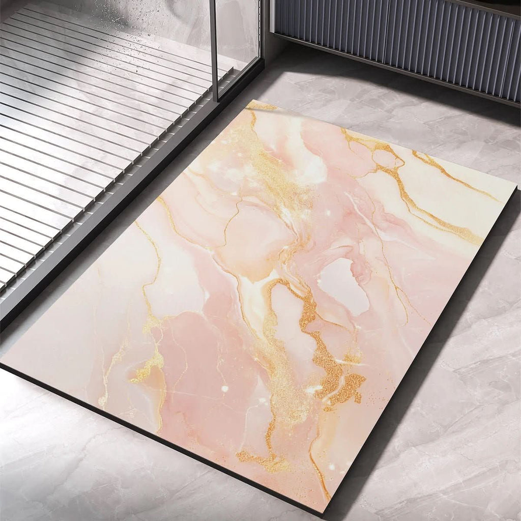 Alfombrilla de baño de secado rápido AbsorbaMat - Base con agarre seguro