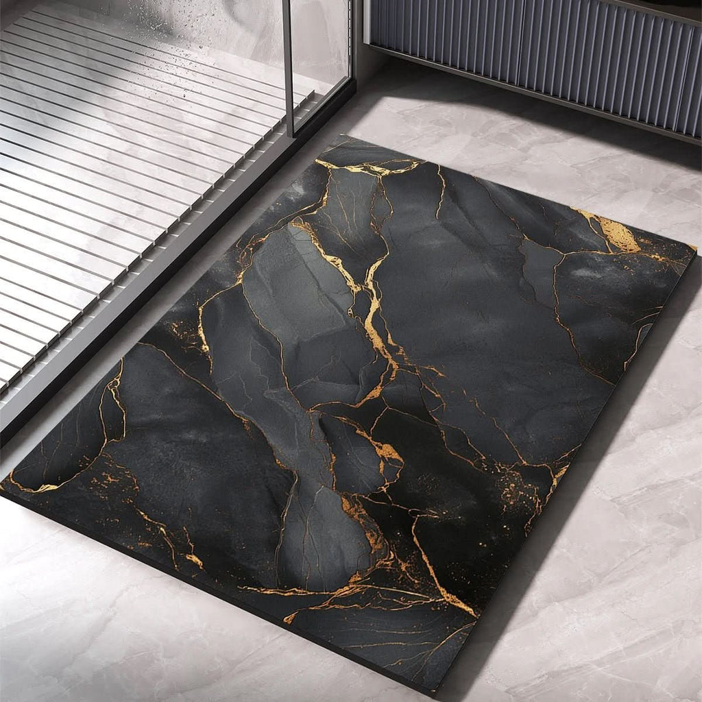 Alfombrilla de baño de secado rápido AbsorbaMat - Base con agarre seguro