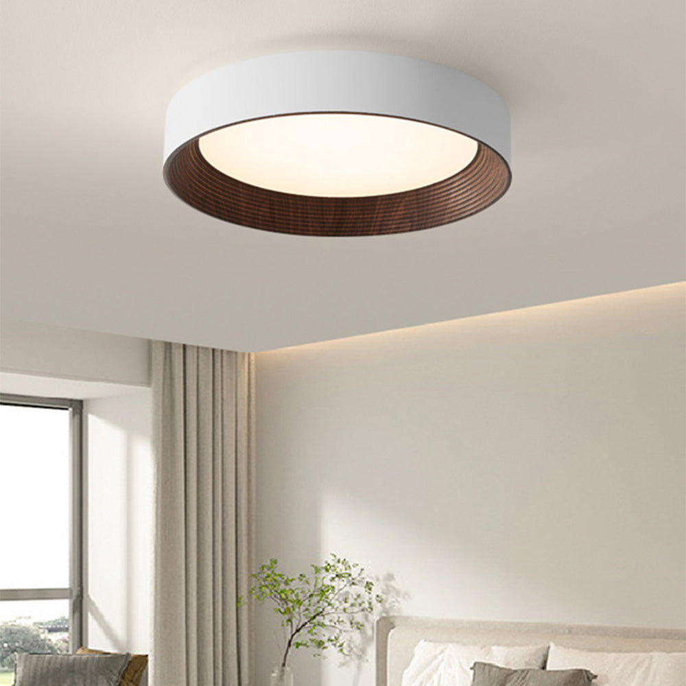 Ronde platte led-plafondlamp — slank ontwerp