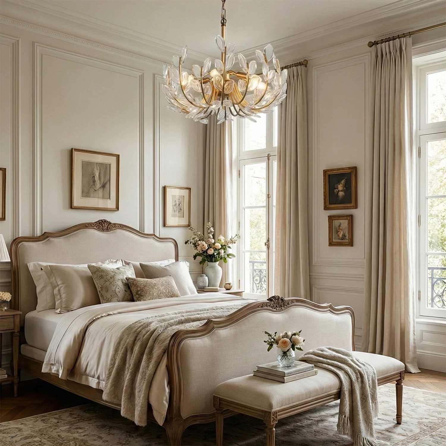 Adela Artisan Hand-Blown Glass Chandelier | wildoxy