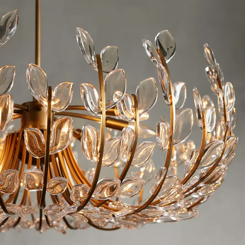 Adela Artisan Hand-Blown Glass Chandelier | wildoxy