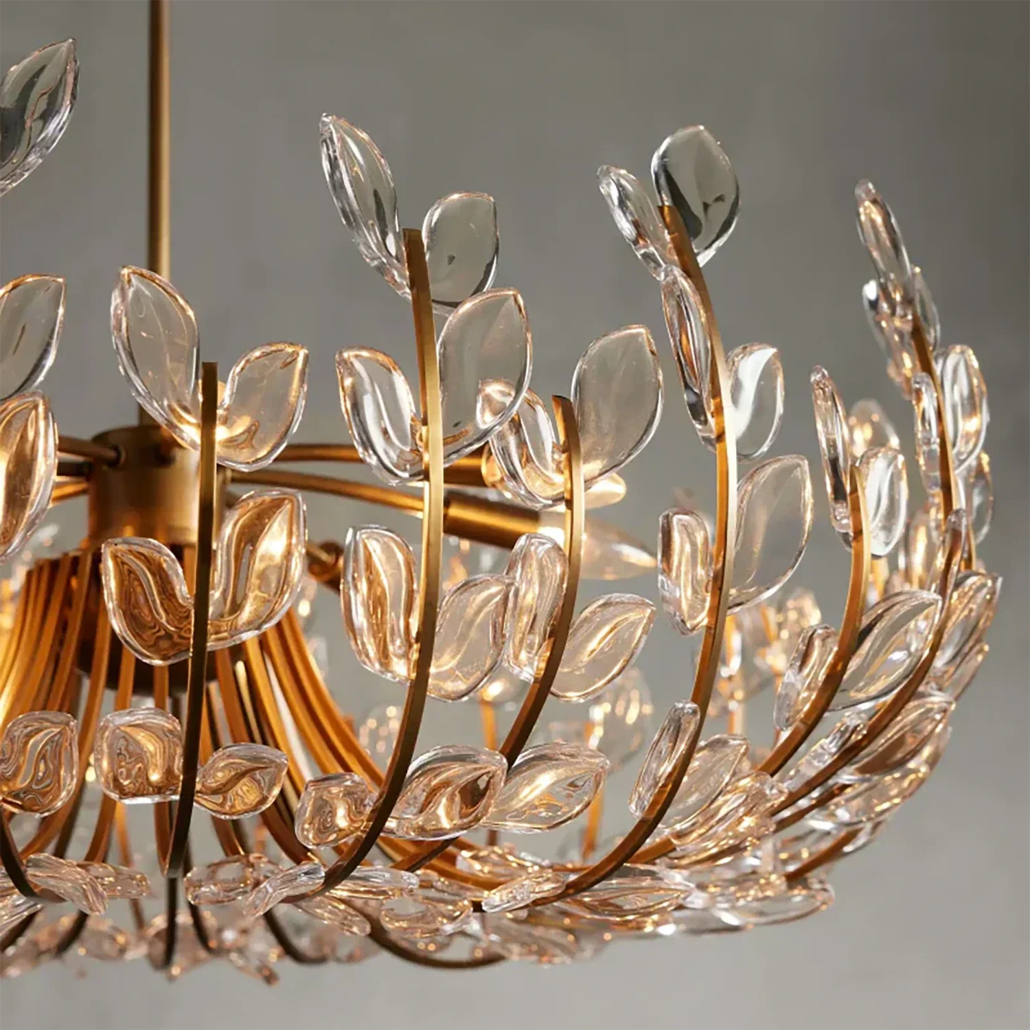 Adela Artisan Hand-Blown Glass Chandelier | wildoxy