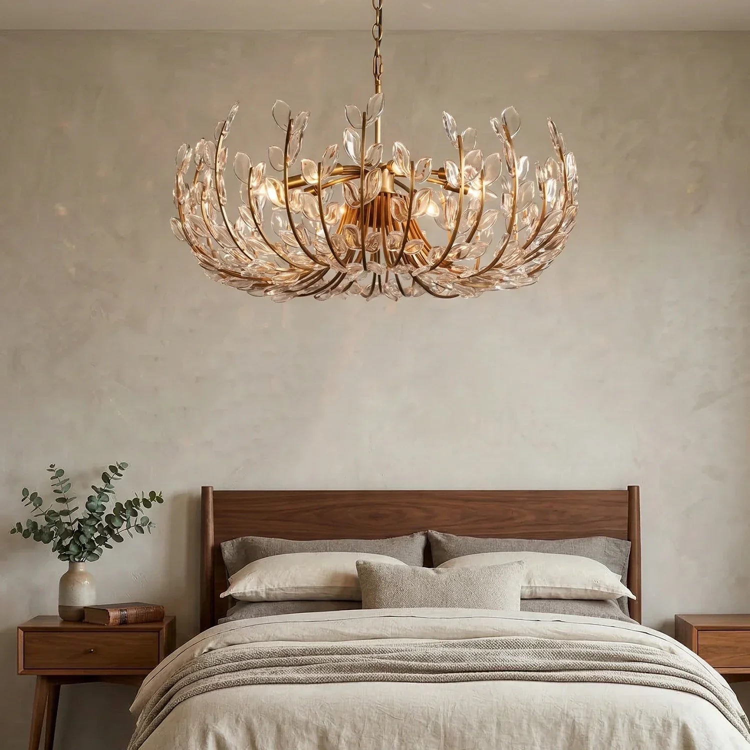 Adela Artisan Hand-Blown Glass Chandelier | wildoxy