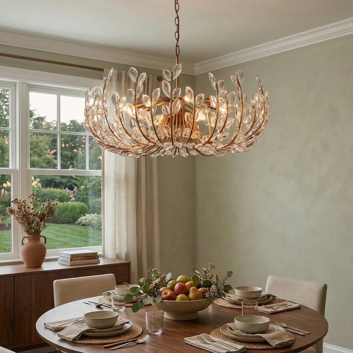 Adela Artisan Hand-Blown Glass Chandelier | wildoxy