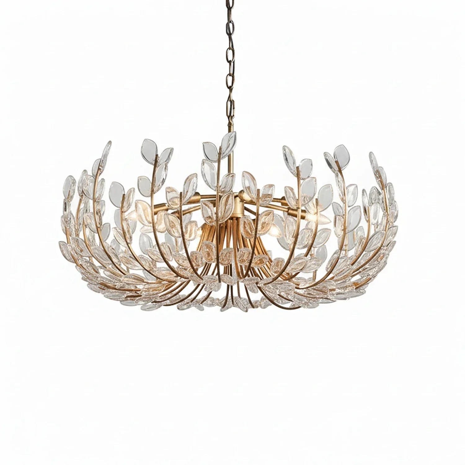 Adela Artisan Hand-Blown Glass Chandelier | wildoxy