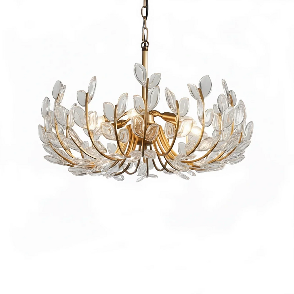Adela Artisan Hand-Blown Glass Chandelier | wildoxy