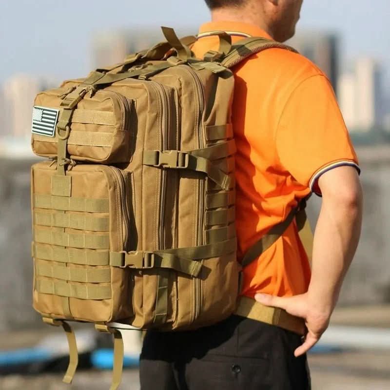 תיק גב טקטי AdventurePack בנפח 50 ליטר — עמיד לחלוטין למים, תיק נשיאה עמיד במיוחד